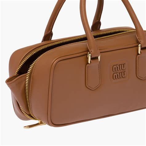 miu miu avenue tasche|cognac miu adventure bag.